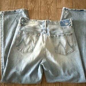 Mother Superior distressed wash denim